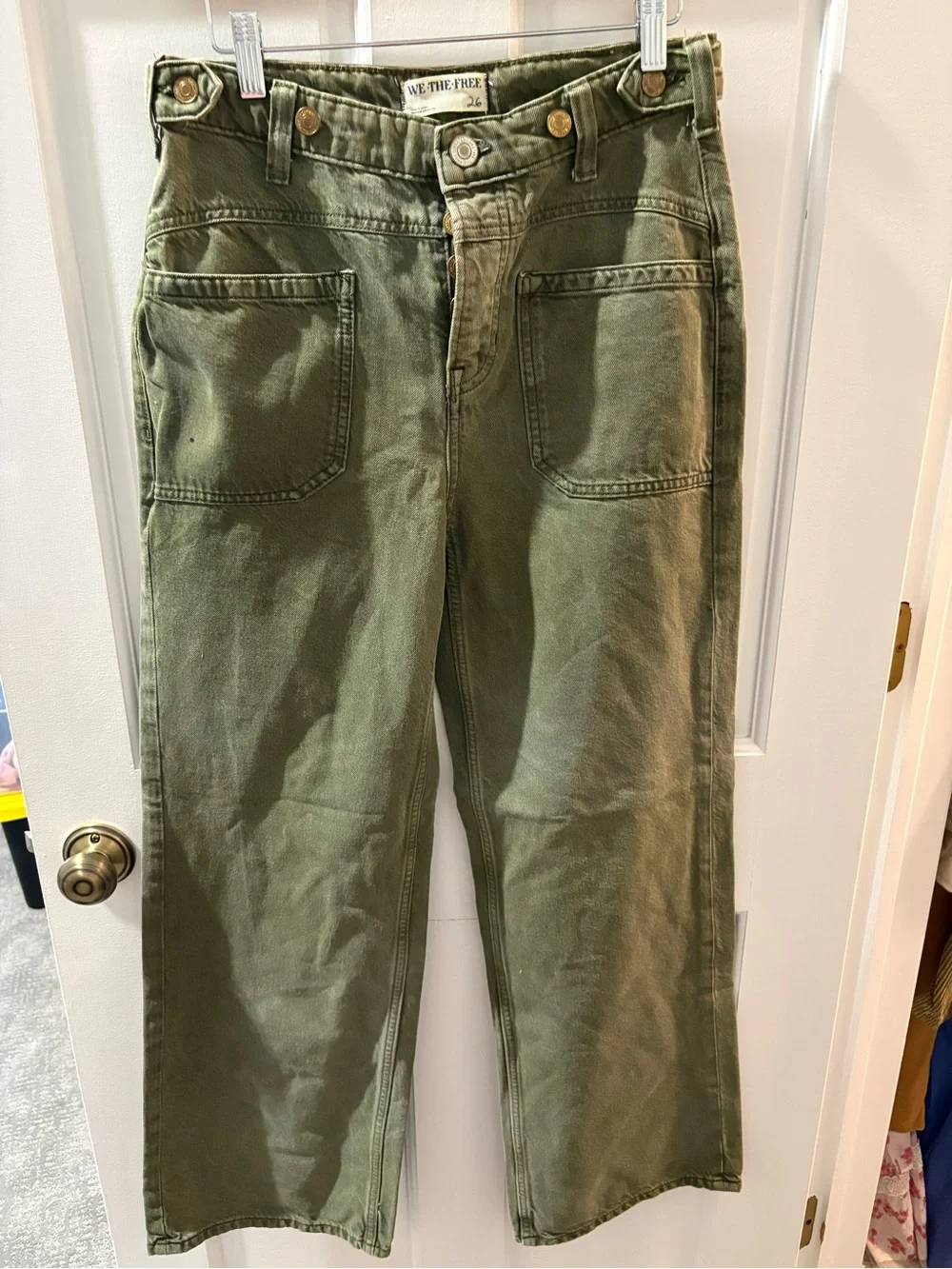 Free people Palmer cuff jeans